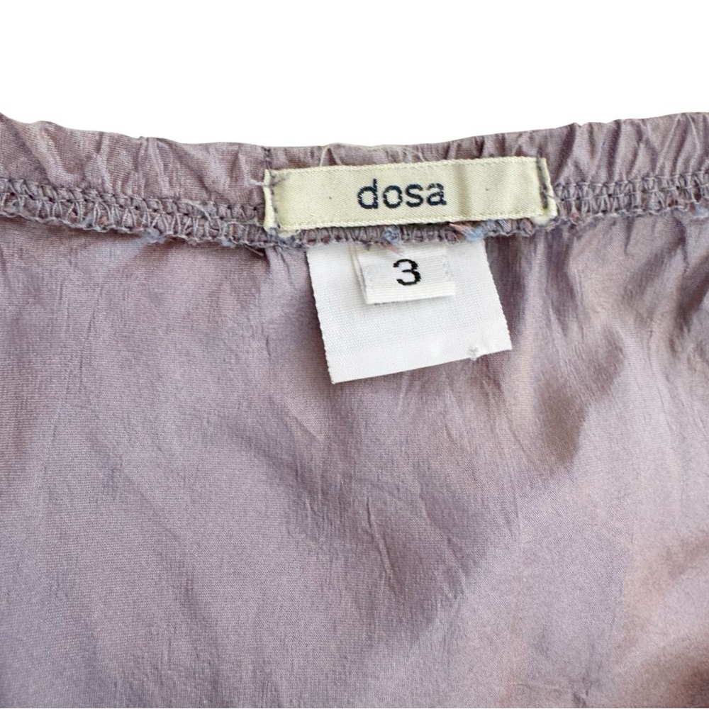 Vintage Y2K Dosa Silk Slip Skirt with Lace Trim - Picture 4 of 9